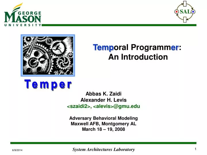 temp oral programm er an introduction