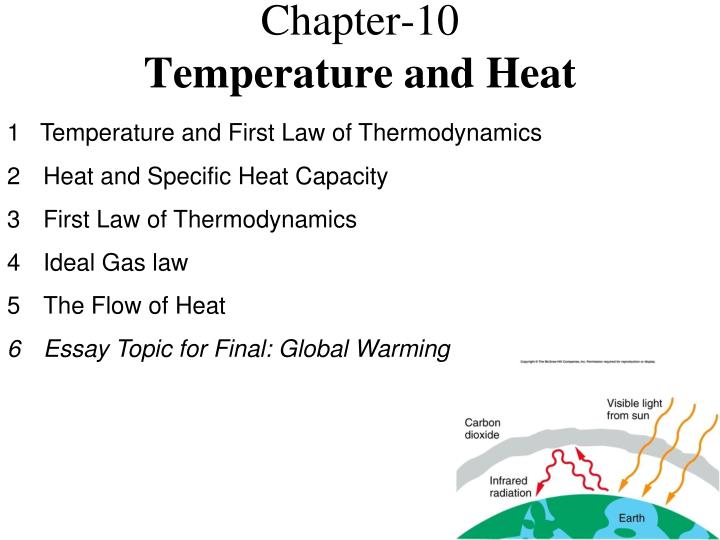chapter 10 temperature and heat