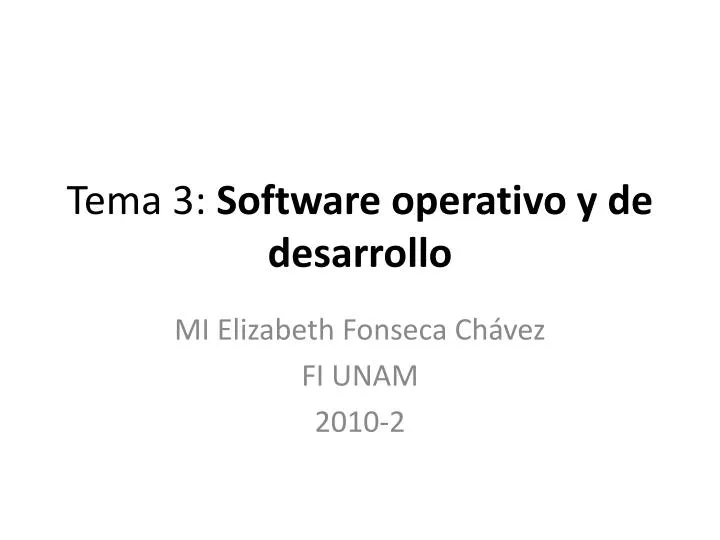 tema 3 software operativo y de desarrollo