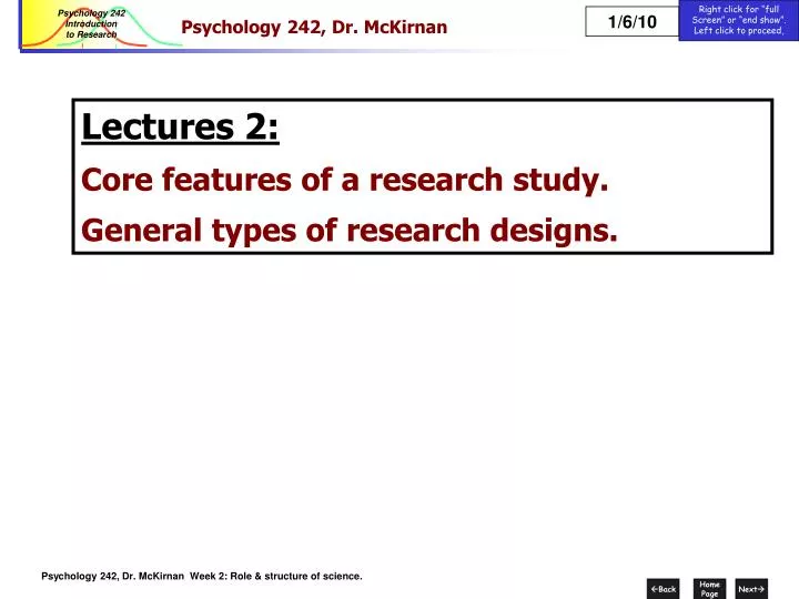 psychology 242 dr mckirnan