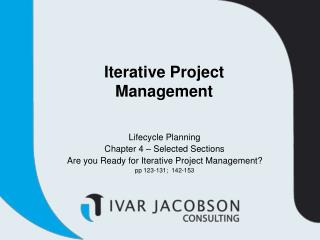 Iterative Project Management