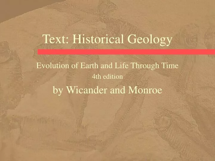 text historical geology