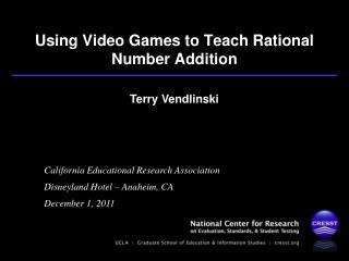 Using Video Games to Teach Rational Number Addition