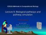 Biological pathways - slide 1