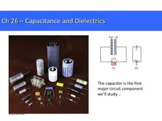 Ch 26 – Capacitance and Dielectrics