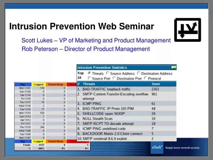 intrusion prevention web seminar