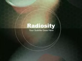 radiosity