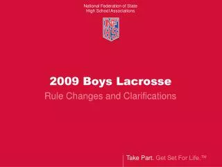 2009 Boys Lacrosse