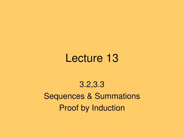 lecture 13