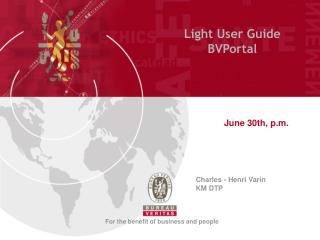 Light User Guide BVPortal