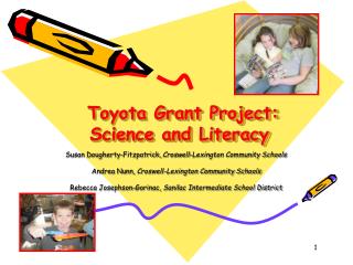 Toyota Grant Project: Science and Literacy