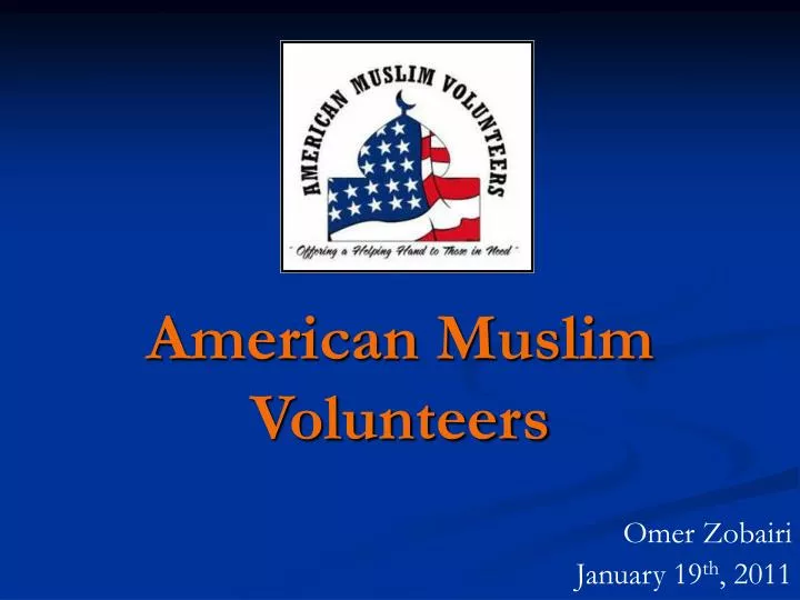 american muslim volunteers
