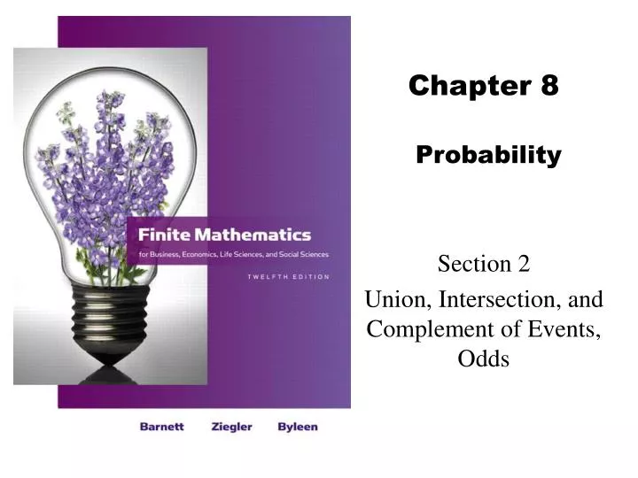chapter 8 probability