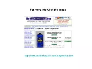 Liquid Magnesium Supplement