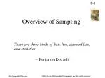 Overview of Sampling - slide 1
