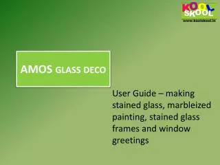 Buy AMOS glass deco from KOOLSKOOL