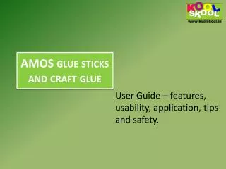 Buy AMOS glue sticks and craft glue from KOOLSKOOL
