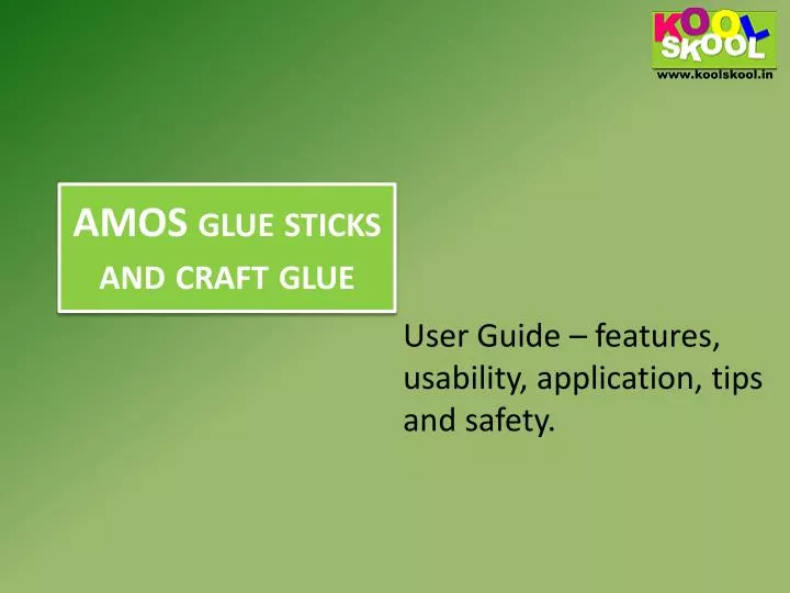 amos glue sticks and craft glue