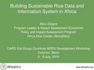 Building Sustainable Rice Data and Information System in Africa