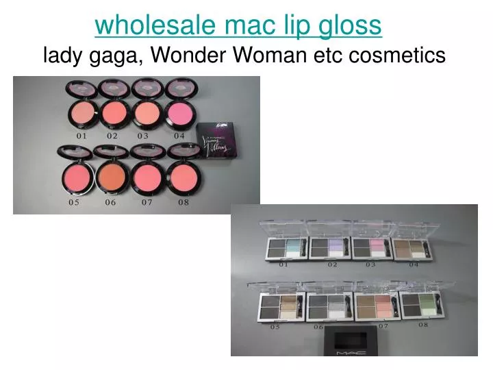 wholesale mac lip gloss