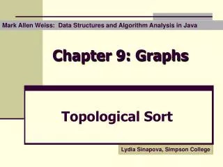 Chapter 9: Graphs