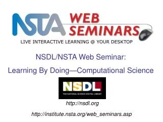 http://institute.nsta.org/web_seminars.asp