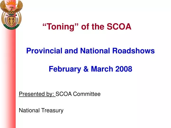 toning of the scoa