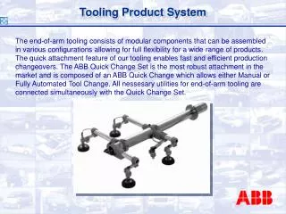 Tooling Product System