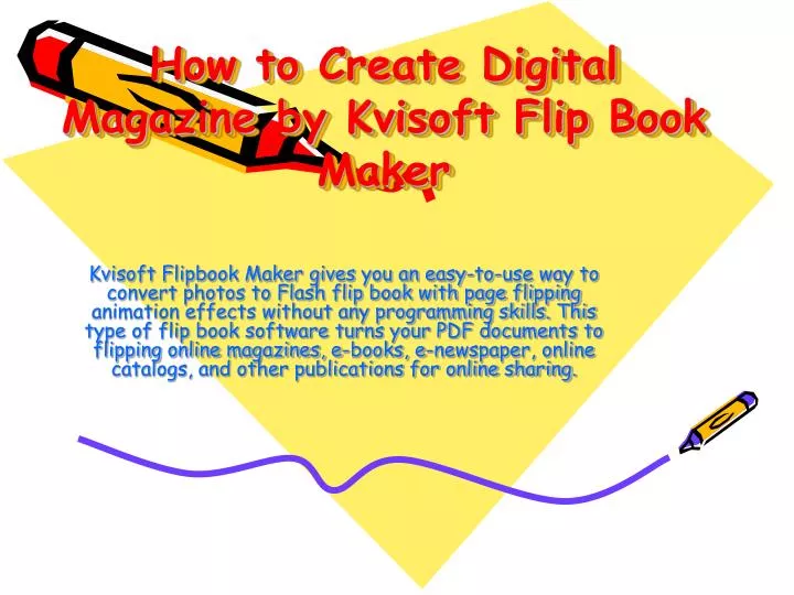 how to create digital magazine by kvisoft flip book maker