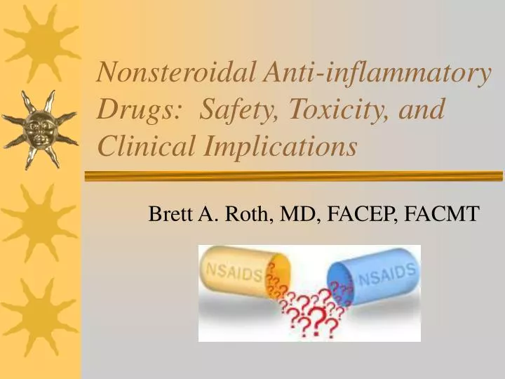 nonsteroidal anti inflammatory drugs safety toxicity and clinical implications