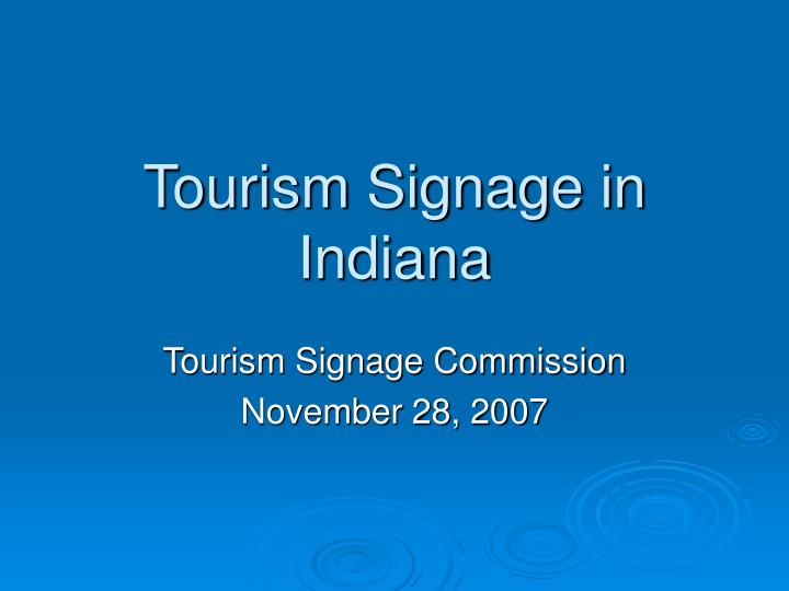 tourism signage in indiana
