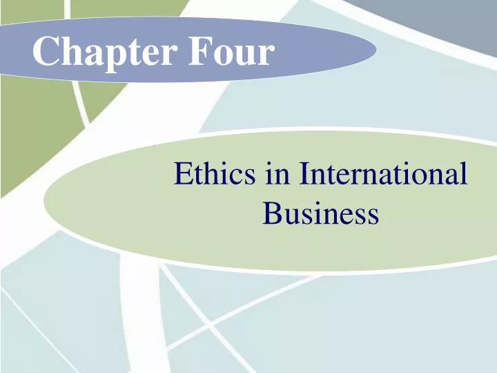 ethics in international business