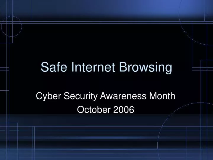 safe internet browsing