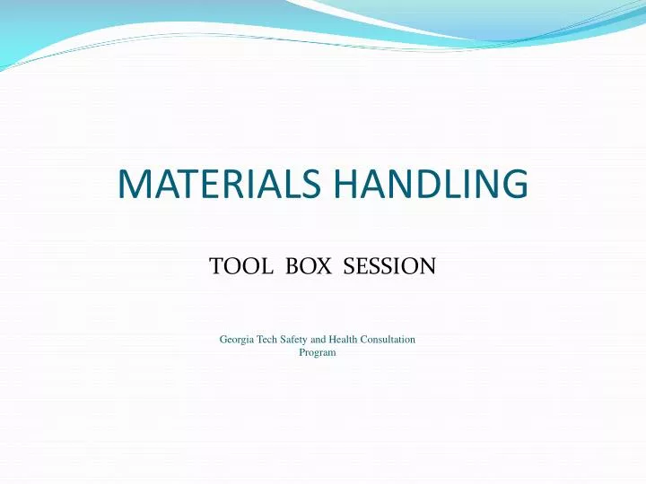 materials handling