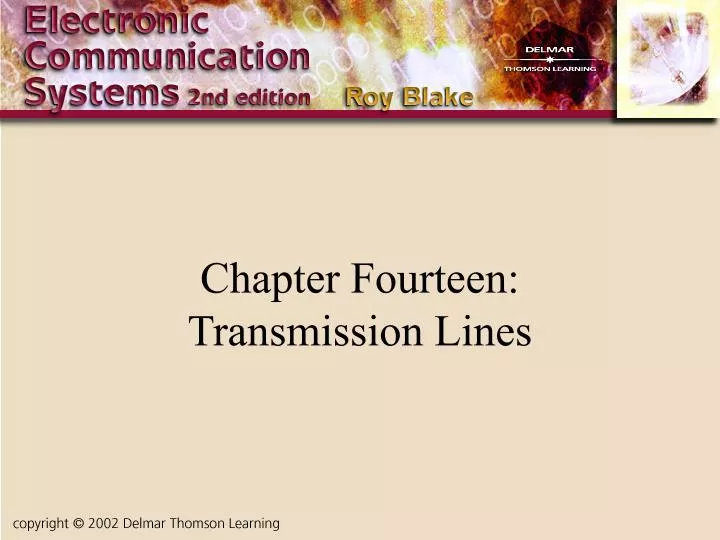 chapter fourteen transmission lines