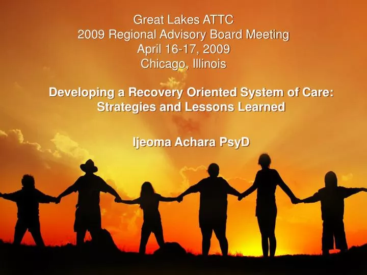 great lakes attc 2009 regional advisory board meeting april 16 17 2009 chicago illinois