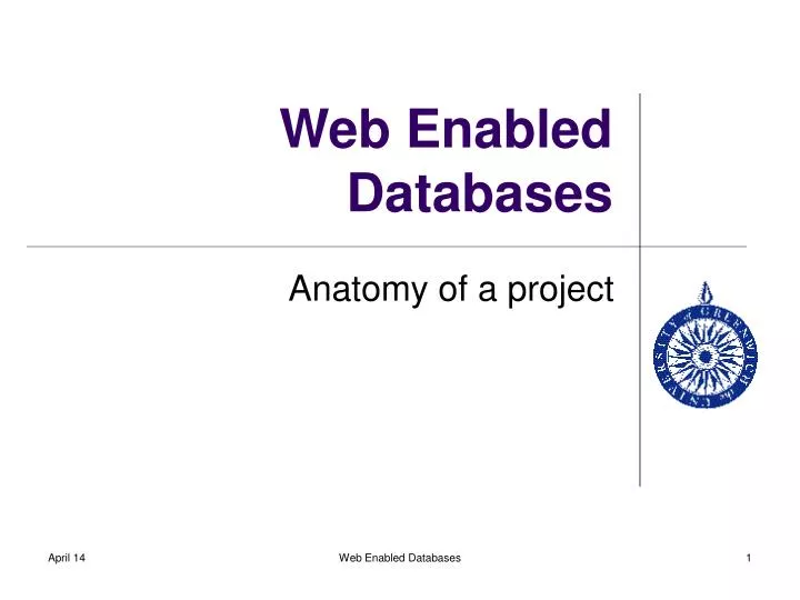 web enabled databases