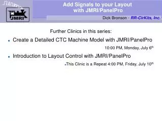 Add Signals to your Layout with JMRI/PanelPro