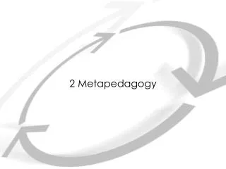 2 Metapedagogy