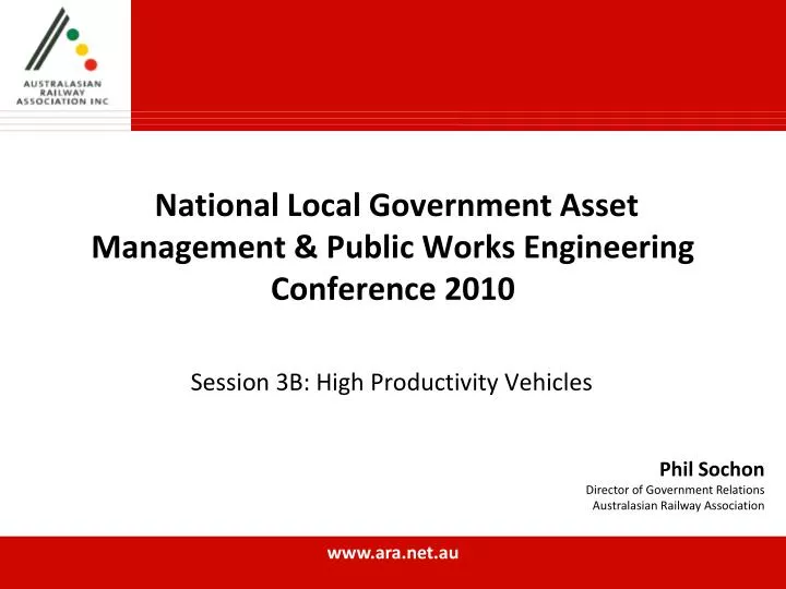 national local government asset management public works engineering conference 2010