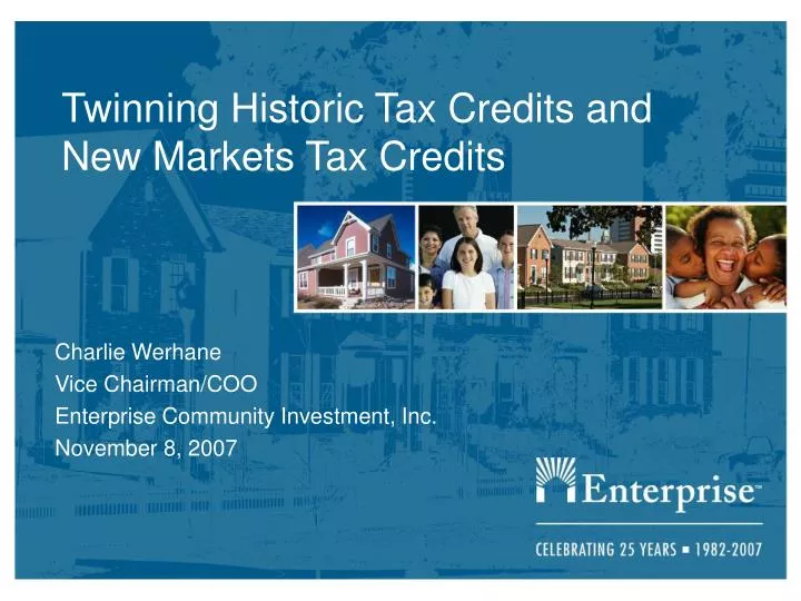 twinning historic tax credits and new markets tax credits