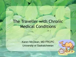 The Traveller with Chronic Medical Conditions