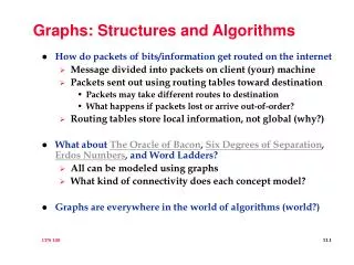 Graphs: Structures and Algorithms