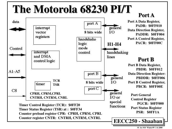 the motorola 68230 pi t