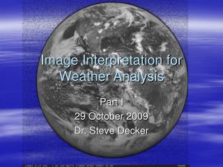 Image Interpretation for Weather Analysis