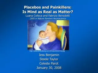 Placebos and Painkillers: Is Mind as Real as Matter? Luana Colloca and Fabrizio Benedetti 2005 in Nature Reviews Neuros