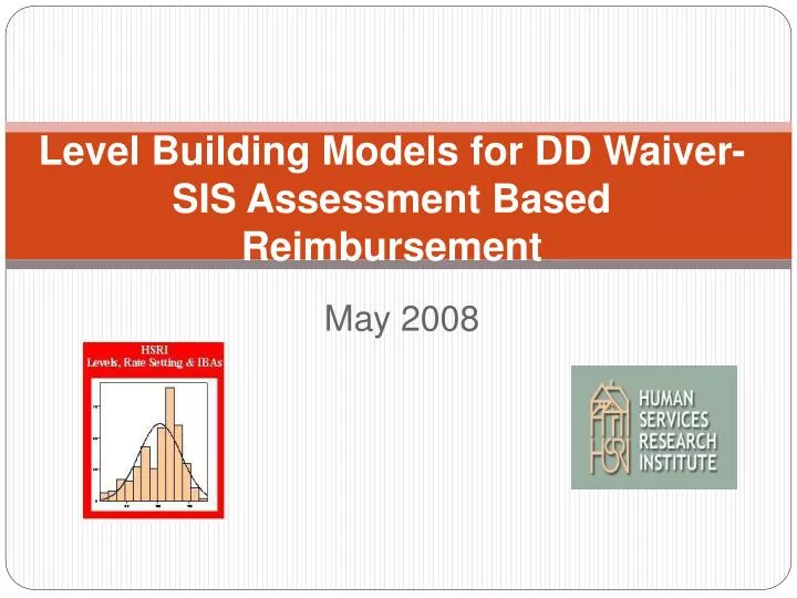 level building models for dd waiver sis assessment based reimbursement