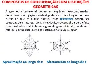 compostos de coordena o com distor es geom tricas