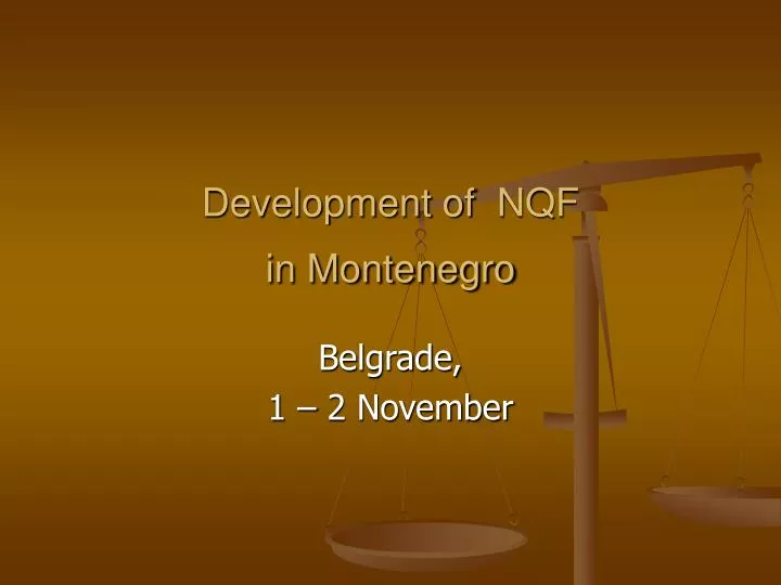development of nqf in montenegro