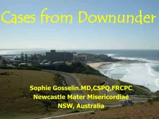 Cases from Downunder